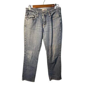 VTG LEVIS 505 Straight Leg Jeans Women SZ 8Short Blue High-Rise Mom Jeans Casual